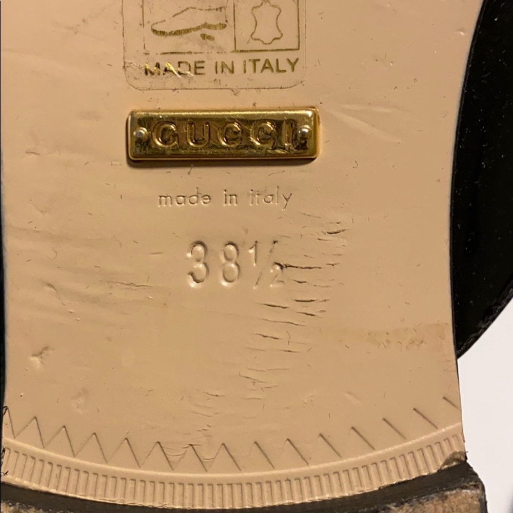 GUCCI Marmont Patent Leather Slipper Mules Slides - Picture 5 of 5